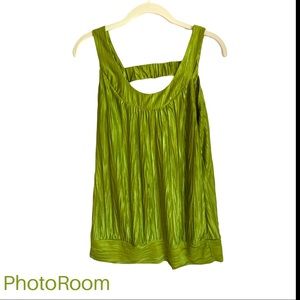 BCX  –  Green blouse top and usually sold at Macys.